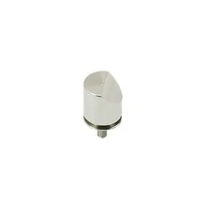 45 degree angled high profile SEM pin stub Ø12.7 diameter standard pin, aluminium