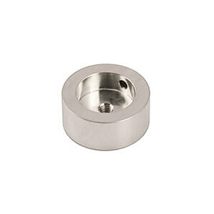 EM-Tec HS16 M4 cylinder stub round clamp up to Ø16mm, Ø25x10mm, M4