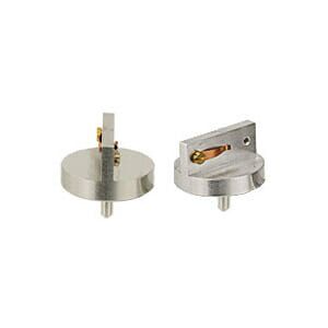 EM-Tec S-Clip sample holder with 2xS-Clips double 90° on Ø25.4mm pin
