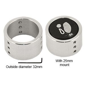 EM-Tec R4 adapter sleeve for 25mm/1inch metallographic mounts