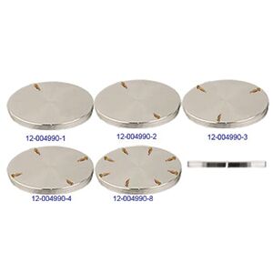 EM-Tec S-Clip sample holder with S-Clip(s) on Ø100x4.5mm stub, M4
