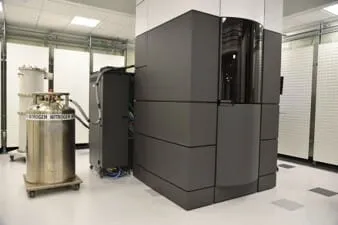 Titan Krios, the most powerful microscope in the world.