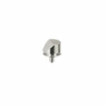 45 degree angled Zeiss pin stub Ø12.7 diameter, short pin, aluminium