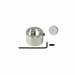 EM-Tec HJ10 Hitachi M4 adapter for Ø9.5mm JEOL stubs, Ø15x10mm, M4