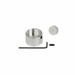 EM-Tec HJ11 Hitachi M4 adapter for Ø12.2mm JEOL stubs, Ø15x10mm, M4