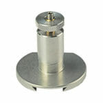 Hitachi HV37 dovetail stage adapter with M4 screw for Hitachi S-3700N, aluminium/brass