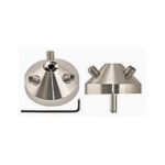 EM-Tec H3/45R 45 degrees multi stub holder for 3 x Ø15mm Hitachi stubs with individual rotation, Ø25x14mm, pin
