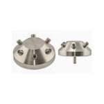 EM-Tec H6/45 45 degrees multi stub holder for 6 x Ø15mm Hitachi stubs, Ø35x14mm, pin