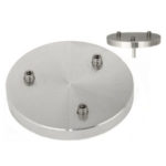EM-Tec H3L multi stub holder for 3 x Ø25mm Hitachi stubs, Ø50x6mm, pin