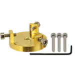 EM-Tec GR20 bulk sample holder for up to Ø20mm, gilded brass, M4