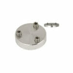 EM-Tec H3 multi stub holder for 3 x Ø15mm Hitachi stubs, Ø25x6mm, M4