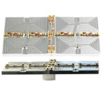 EM-Tec G4.0 geological thin section holder for 4 petrographic slides up to 28x48mm, Ø14mm JEOL stub