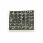 EM-Tec CS36/9 C-Square multi pin stub holder for 36x Ø12.7mm or 9 x Ø25.4mm pin stubs, Ø14mm JEOL stub