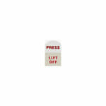Conductive Lift-N-Press double sided adhesive tabs, Ø12.5mm