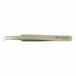 EM-Tec 5B.AM high precision tweezers, style 5B, extra fine bent tips, anti-magnetic stainless steel