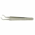 EM-Tec 7.AM high precision tweezers, style 7, very fine curved tips, anti-magnetic stainless steel