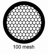 Grids / grilles 100 Mesh ( Cu, Ni...) - Hexagonal - Gilder