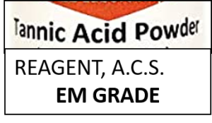 Tannic Acid, Reagent, A.C.S., EM Grade