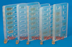 Flat Embedding Molds Single Tapered Ends