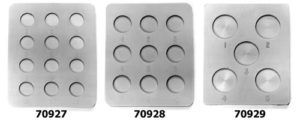 EMS Round Cavity Silicone Molds