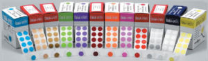 Pre-cut Peel-off Round Labels for Microcentrifuge Tube Tops