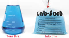 Converts Liquid Waste to Solid Waste for Easy Disposal