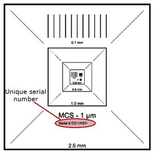 31-T31000 EM-Tec MCS-1CF certified calibration standard-small